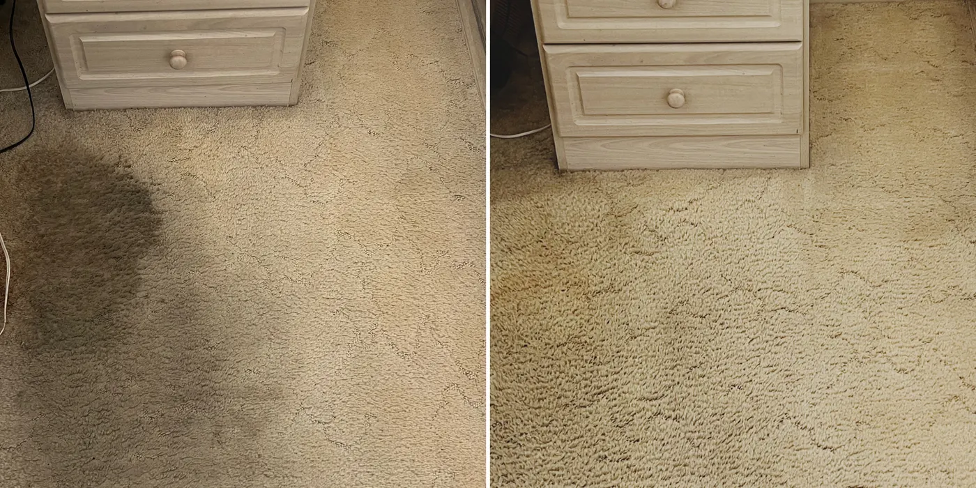 Carpet returned to fresh condition on a western Melbourne job