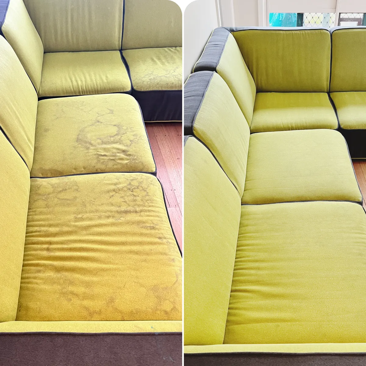 Fabric furniture brought back on a real upholstery job