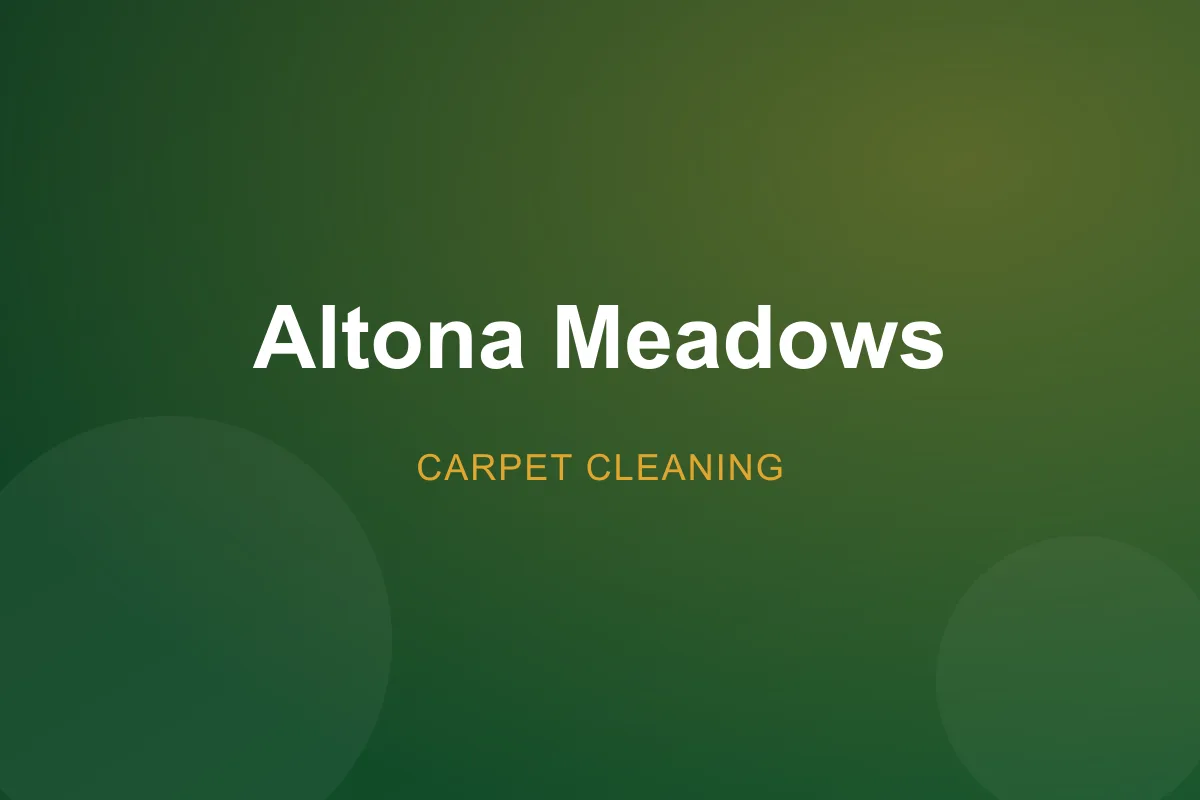 Professional carpet cleaning in Altona Meadows, VIC