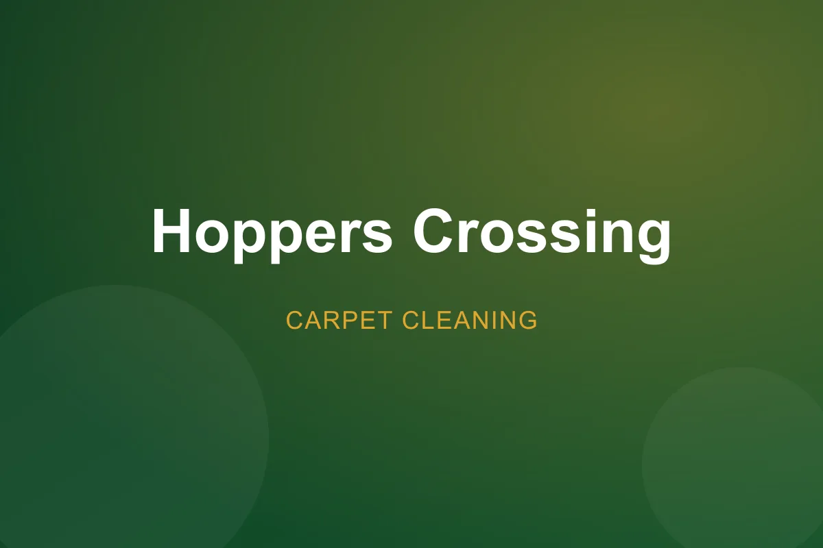Professional carpet cleaning in Hoppers Crossing, VIC