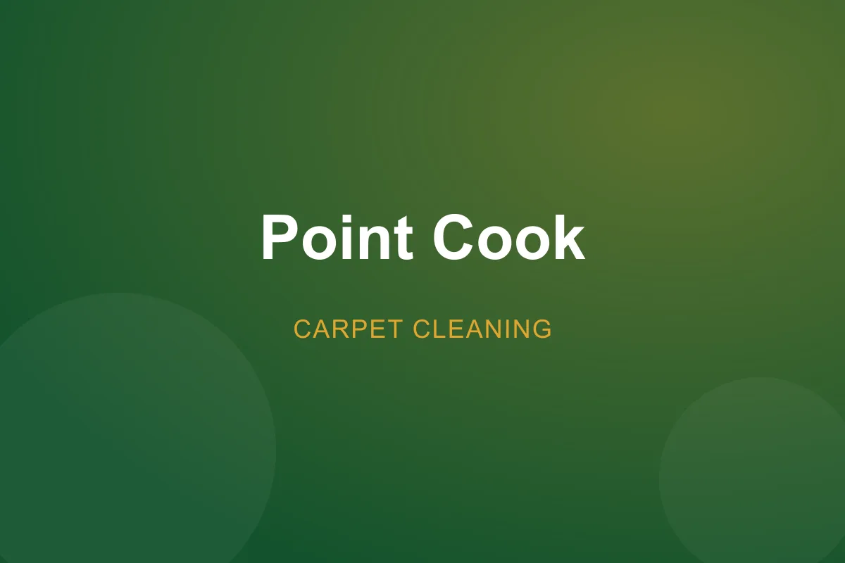 Professional carpet cleaning in Point Cook, VIC