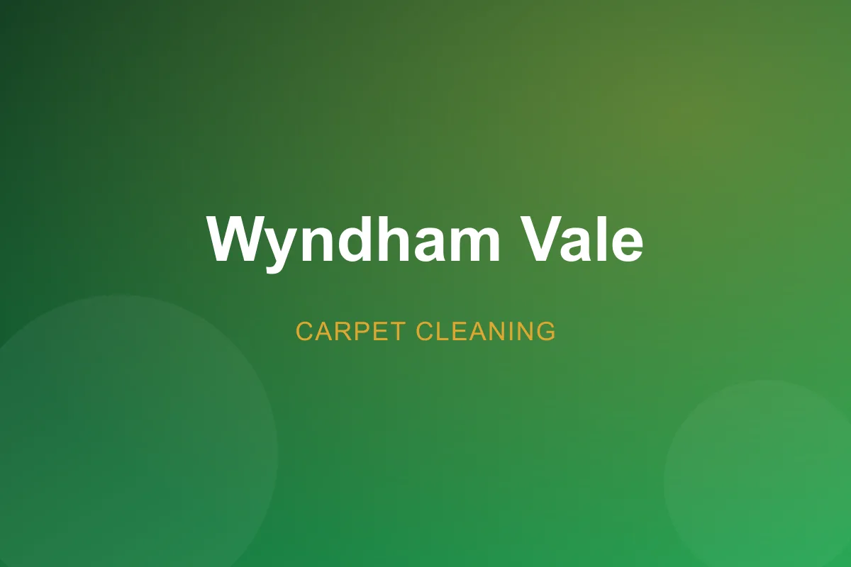 Professional carpet cleaning in Wyndham Vale, VIC