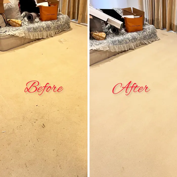 Carpet cleaning result by Green Lion Carpet Clean, Point Cook