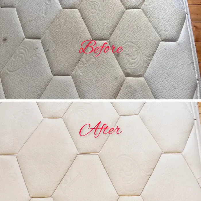 Mattress cleaning result by Green Lion Carpet Clean, Point Cook