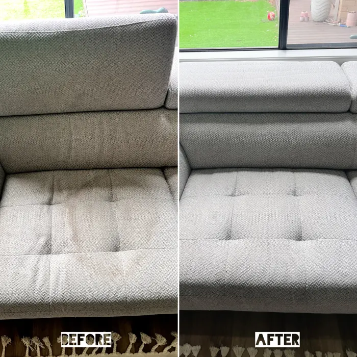 Couch & Sofa cleaning result by Green Lion Carpet Clean, Point Cook