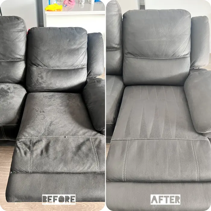 Couch & Sofa cleaning result by Green Lion Carpet Clean, Point Cook