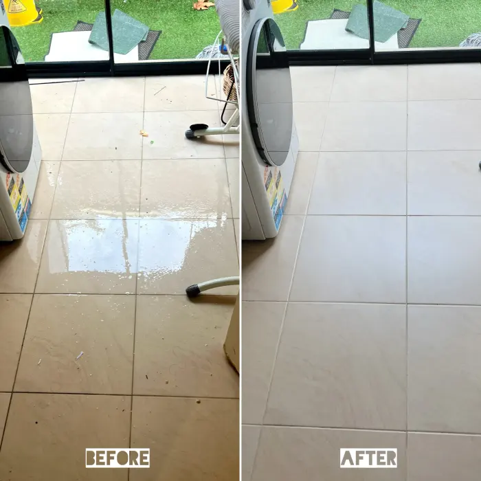 Tile & Grout cleaning result by Green Lion Carpet Clean, Point Cook