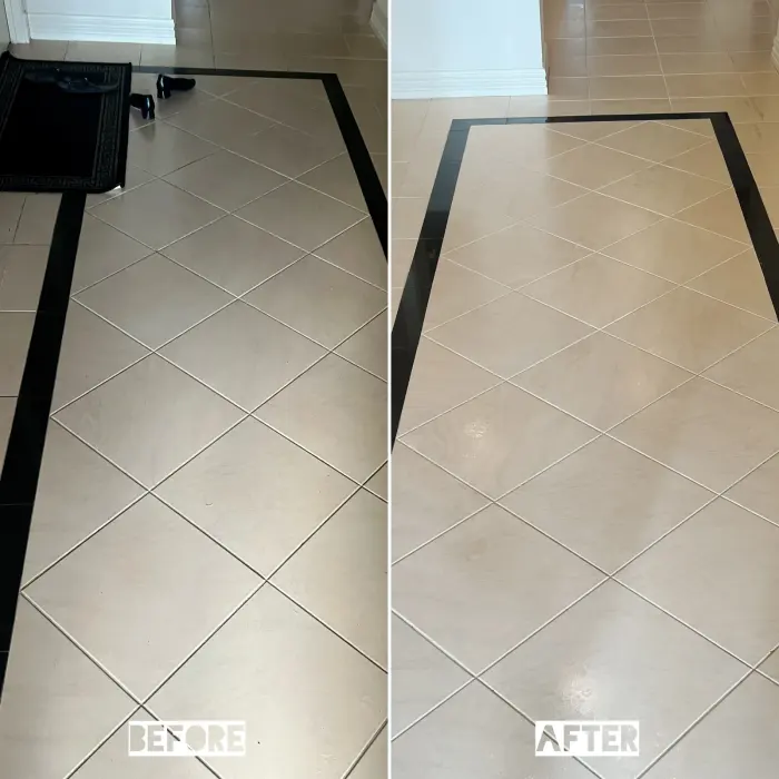 Tile & Grout cleaning result by Green Lion Carpet Clean, Point Cook