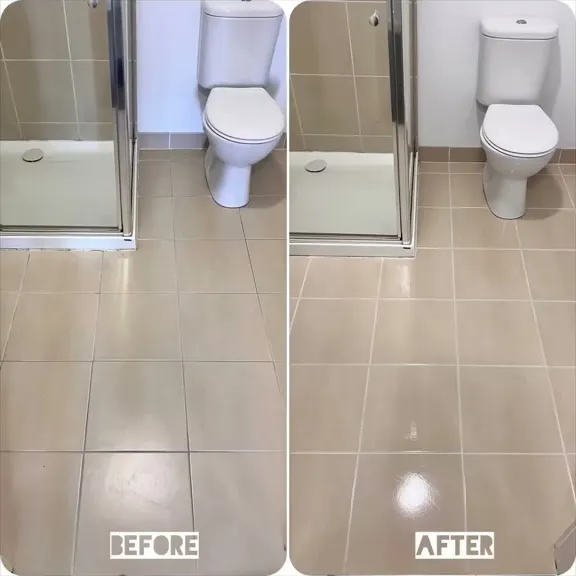 Tile & grout cleaning in Werribee — before and after